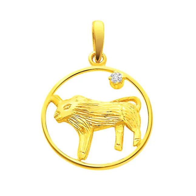 Taurus Zodiac Pendant (S318)