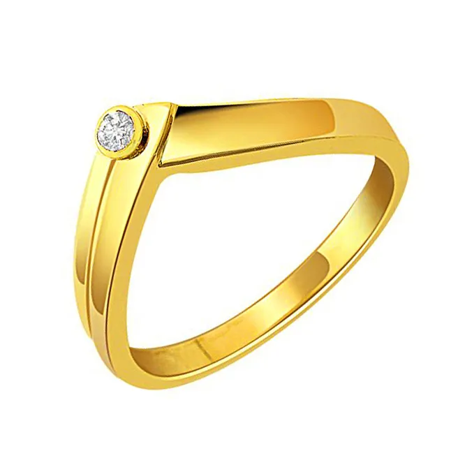 Enchanted Bond: Magical Love Gold & Diamond Ring (P1393)