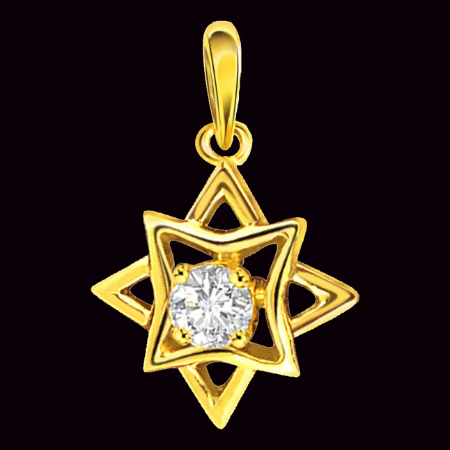 Delectable Adornment - Real Diamond Pendant (S267P)