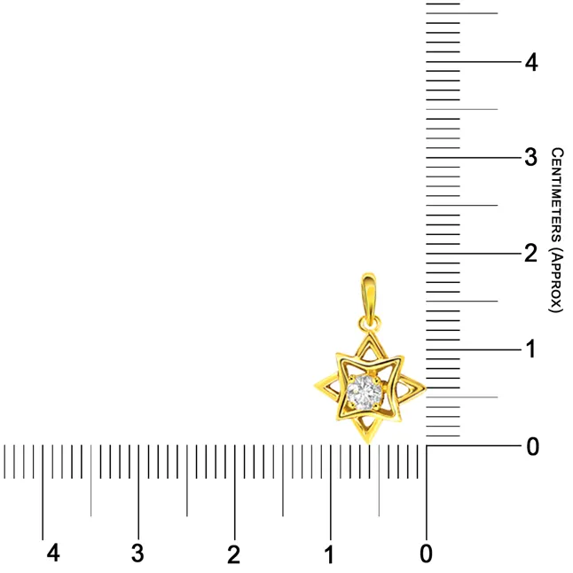 Delectable Adornment - Real Diamond Pendant (S267P)