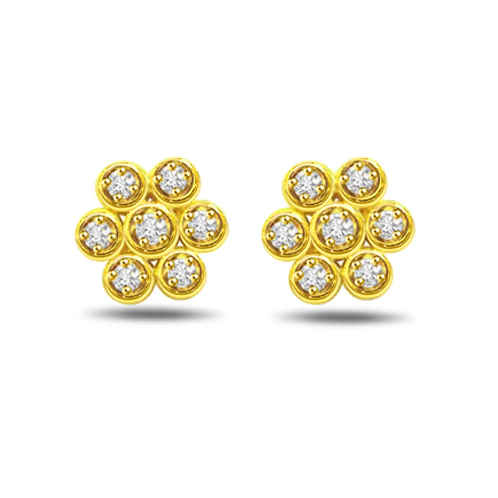 Ravishing Round Shaped Earrings -Kudajodi
