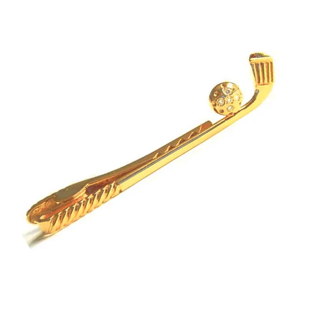 Gorgeous Golf Stick - Real Diamond Tie Pin (S296)