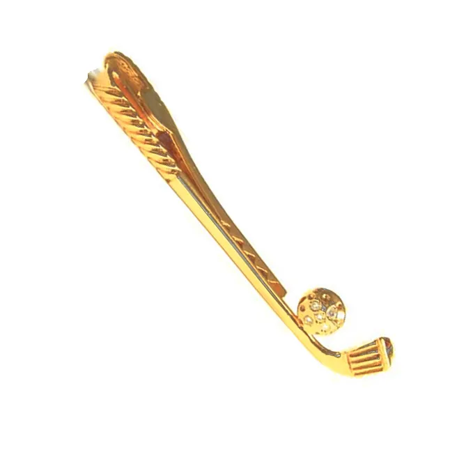 Gorgeous Golf Stick - Real Diamond Tie Pin (S296)