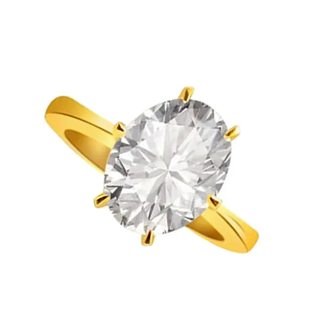 Golden Sunrise 0.15 cts Diamond Solitaire Ring (S297)