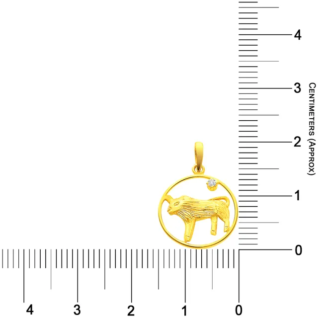 Taurus Zodiac Pendant (S318)