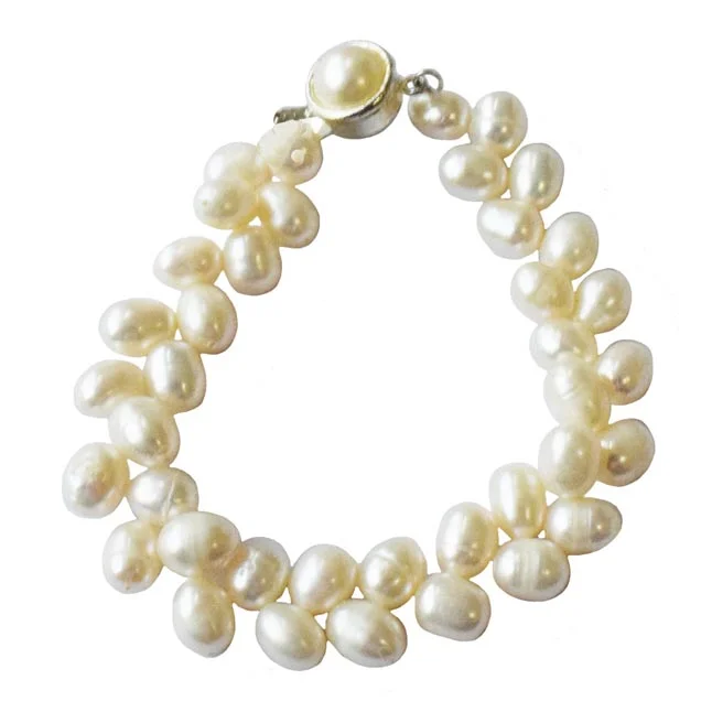 Pearl Whisper: Freshwater Pearl Delight Bracelet (SB81)