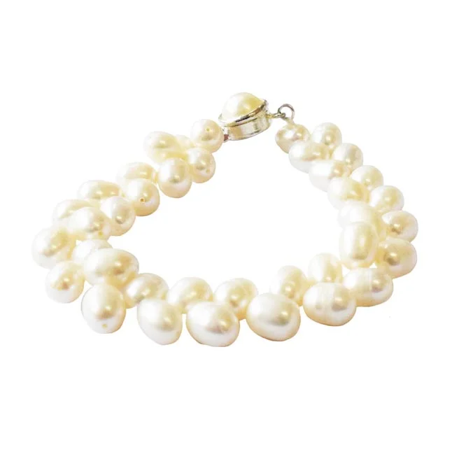 Pearl Whisper: Freshwater Pearl Delight Bracelet (SB81)