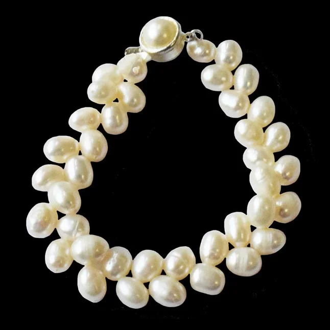 Pearl Whisper: Freshwater Pearl Delight Bracelet (SB81)