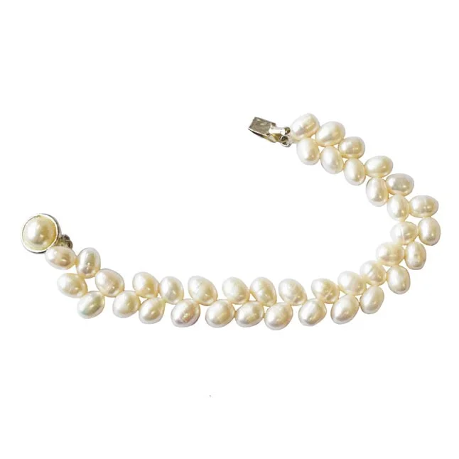 Pearl Whisper: Freshwater Pearl Delight Bracelet (SB81)