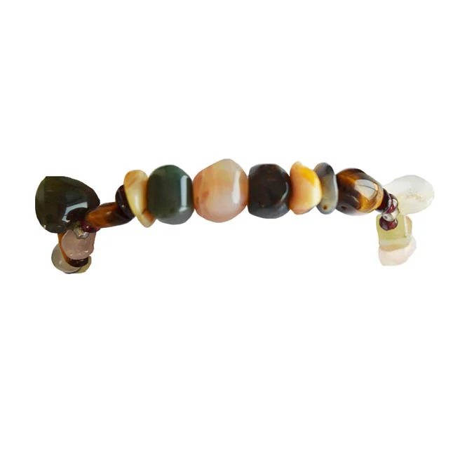 Multi Coloured Agate Stone Bracelet (SB91)