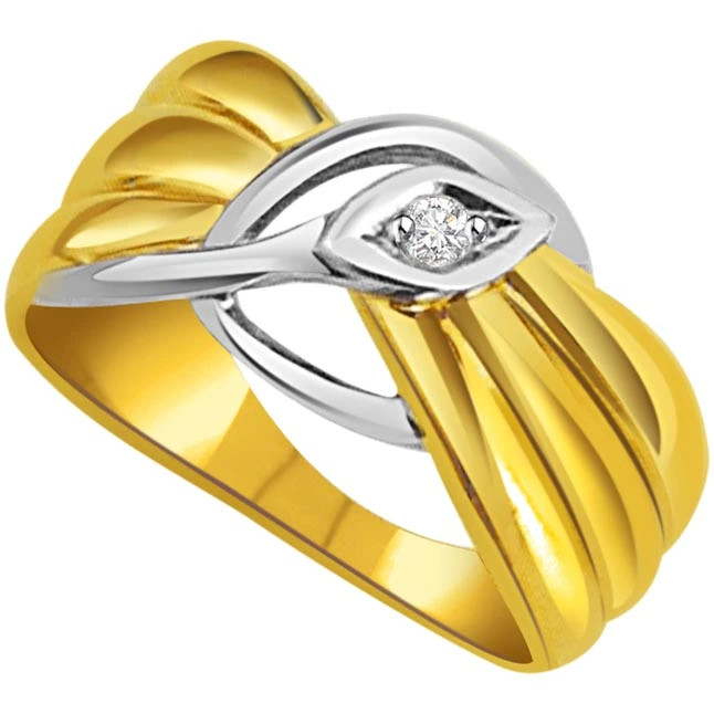 0.14ct K/SI2 Diamond Solitaire Engagement rings -18k Engagement rings