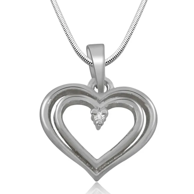 Final Destination - Real Diamond & Sterling Silver Pendant with 18 IN Chain (SDP180)