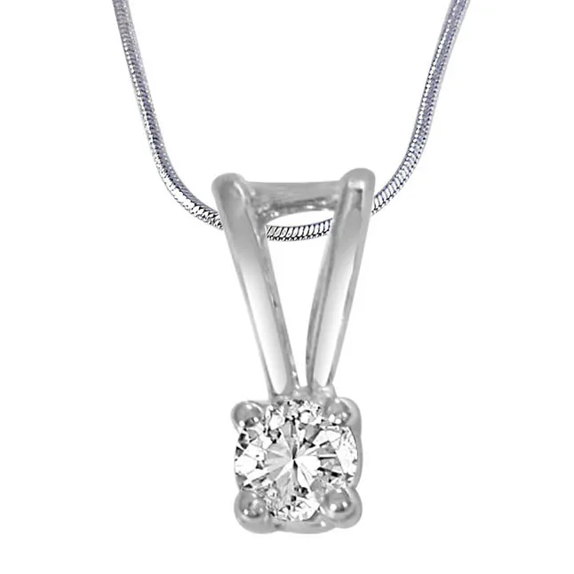 In the Sky White Topaz & Sterling Silver Pendant with 18 IN Chain (SDP385)