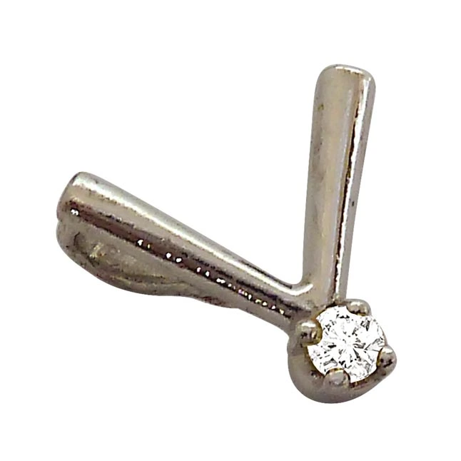 Glitz Glory - Real Diamond & Sterling Silver Pendant with 18 IN Chain (SDP126)