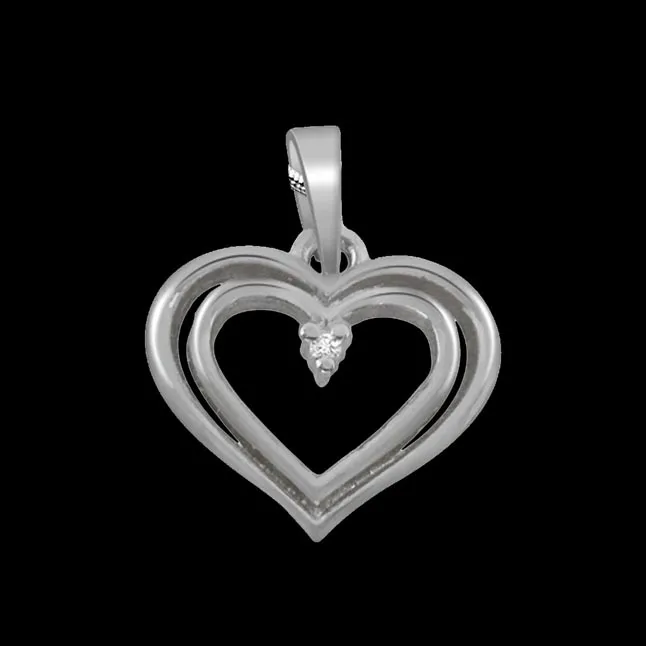 Final Destination - Real Diamond & Sterling Silver Pendant with 18 IN Chain (SDP180)