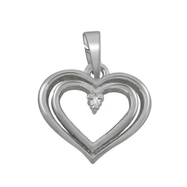 Final Destination - Real Diamond & Sterling Silver Pendant with 18 IN Chain (SDP180)