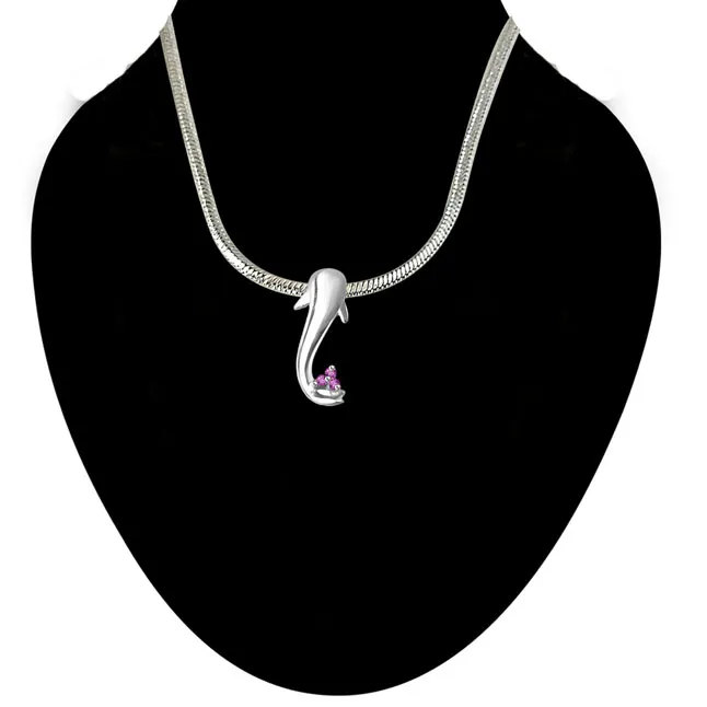 Ride the Wind: Unleash Your Inner Strength with the Ruby & Sterling Silver Pendant