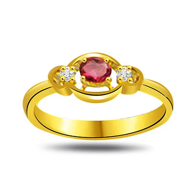 Happy In Heaven Diamond & Ruby Ruby in 18kt Gold (SDR1019)