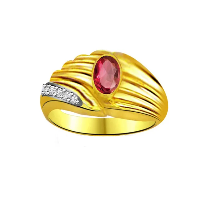 Rosebud Classic Ruby & Diamond Ring (SDR1025)