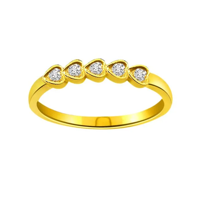 0.13cts Real Diamond Heart Shape Ring (SDR1194)