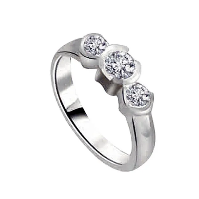 0.60cts Real Diamond White Gold Ring (SDR1204)