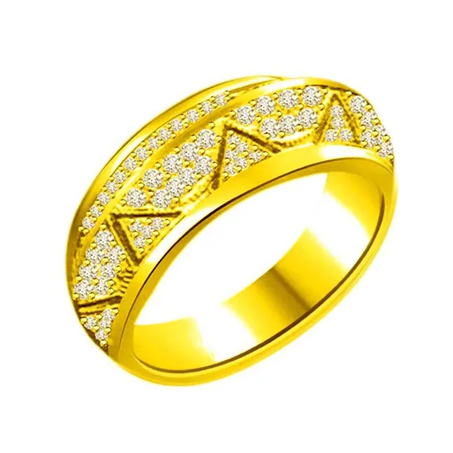 Classic Real Diamond 18kt Gold Ring (SDR1224)