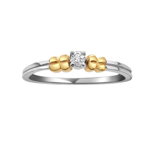 Dual Plated - Real Diamond Ring (SDR130)