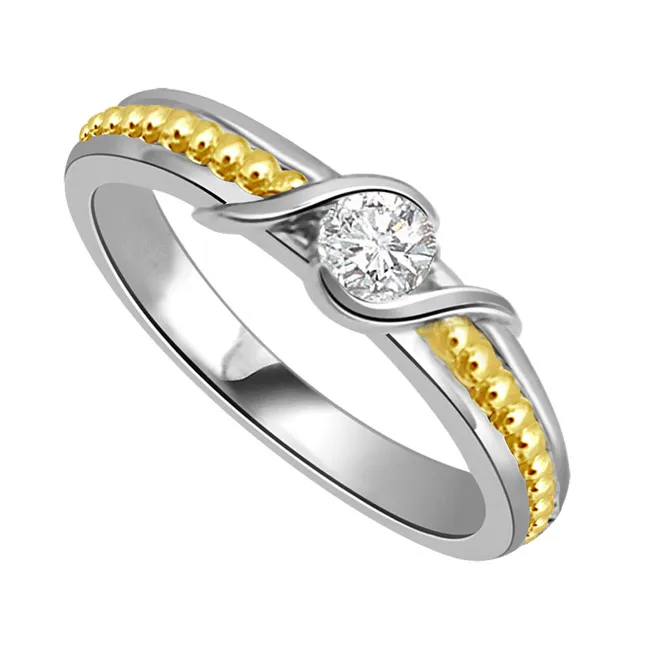 0.05cts Solitaire Real Diamond 18K Engagement Ring (SDR1610)