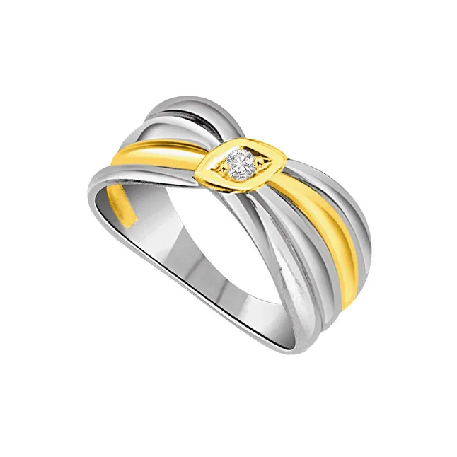 0.03 cts Diamond Solitaire 18K Engagement rings