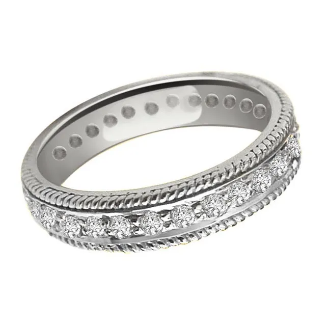 Bands Of Joy - 0.3 cts Anniversary Real Diamond Band (SDR1683)