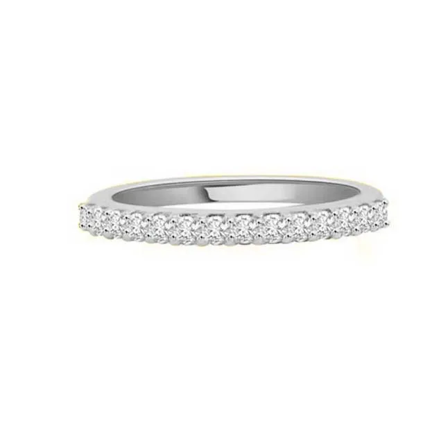 She's Perfect - Real Diamond Ring in 14kt White Gold (SDR1685)