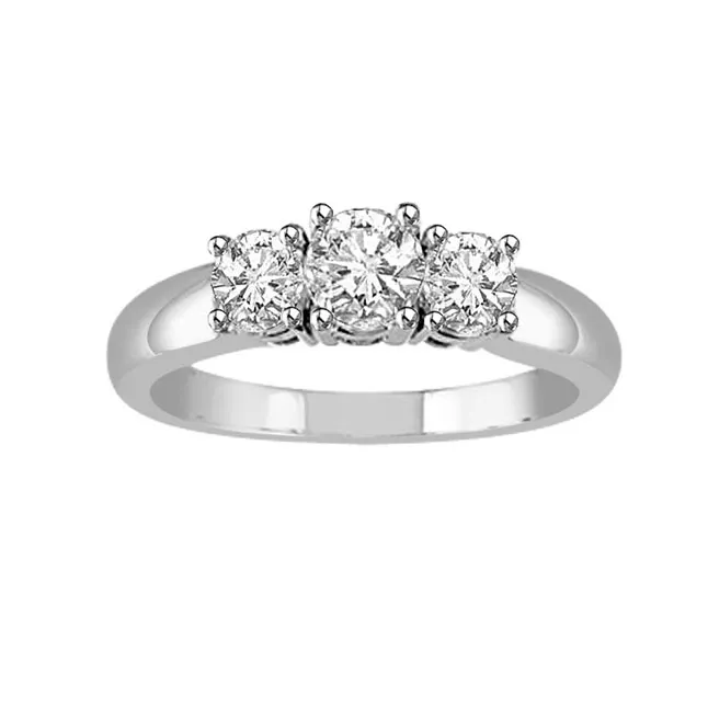 Intertwined Affection 0.60cts G/VVS1 Real Diamond Ring (SDR198)
