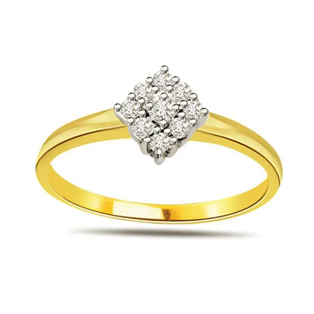 Mystic Flora Designer 1.00 ct Diamond rings
