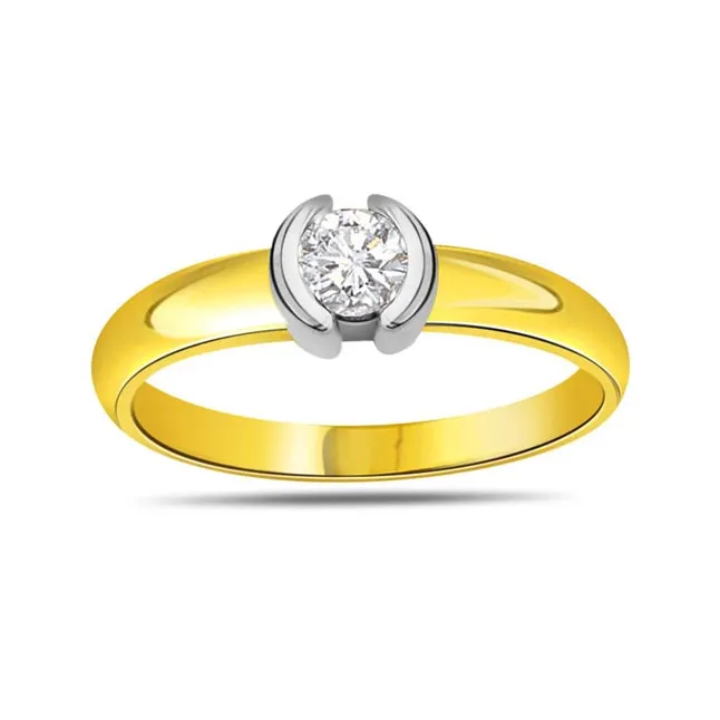 Beauty of Paradise Brilliant 0.15cts Real Diamond Solitaire Ring (SDR245)