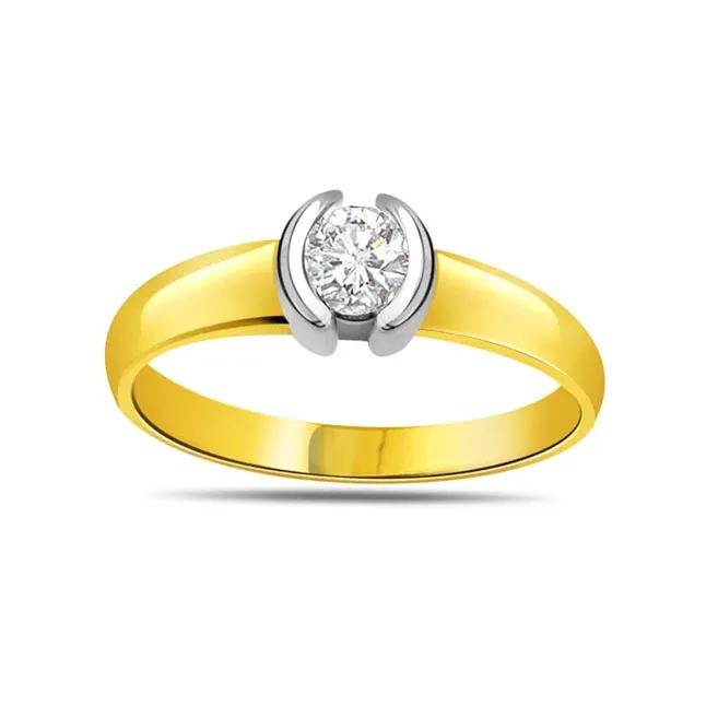 Circle of Love Brilliant 0.20cts Real Diamond Solitaire Ring (SDR246)