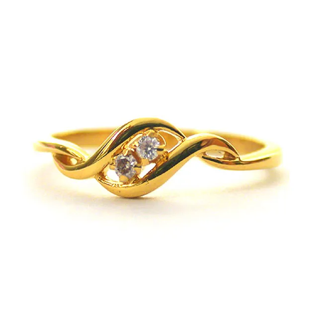 Twin Flames: Ladylove Diamond Embrace Ring (SDR32)