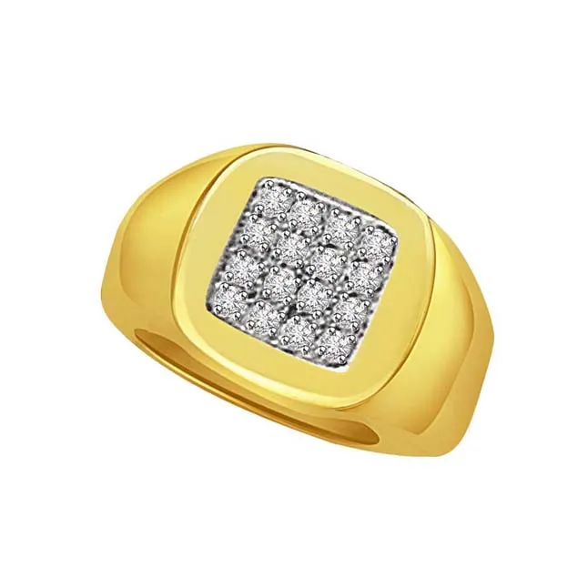 0.64cts Real Diamond Men's Ring (SDR326)