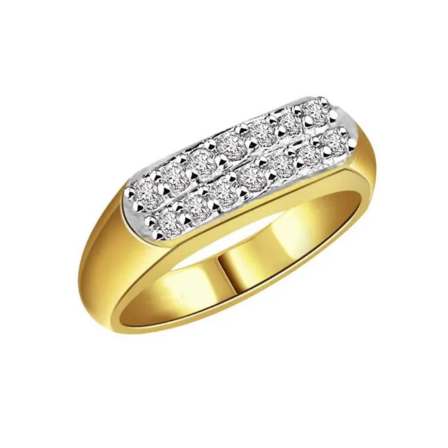 Real Diamond 0.64cts Men's Ring (SDR331)