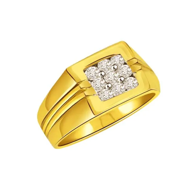 Real Diamond 0.45cts Men's Ring (SDR334)