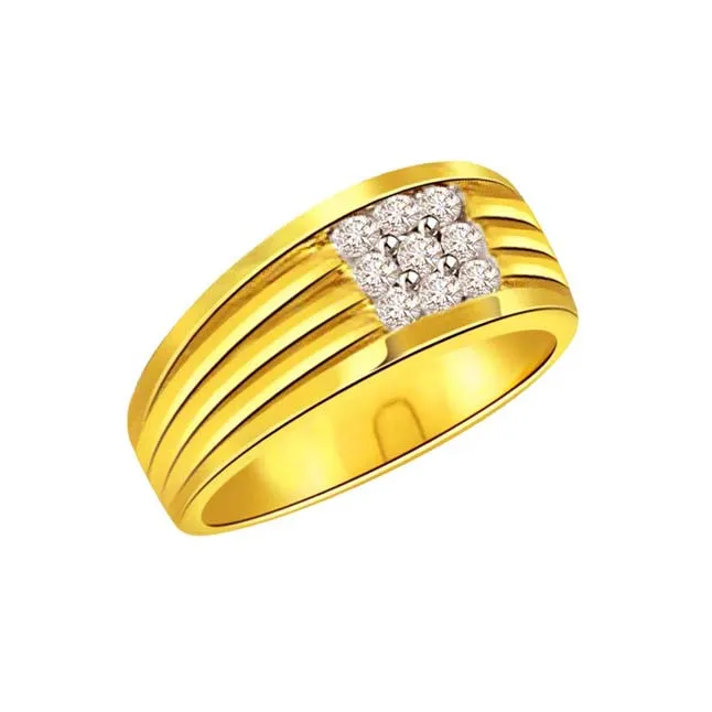 Real Diamond 0.36cts Men's Ring (SDR335)