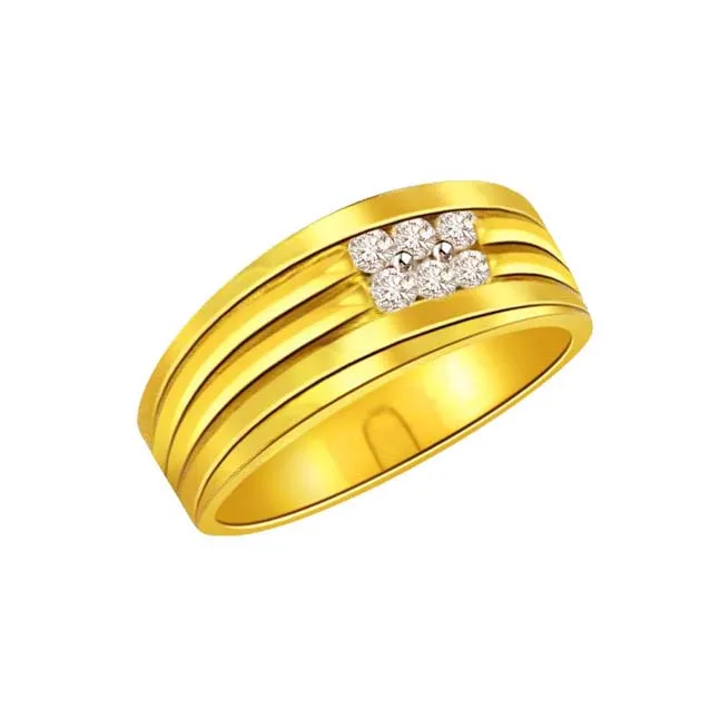 Diamond 0.30 ct Men's rings
