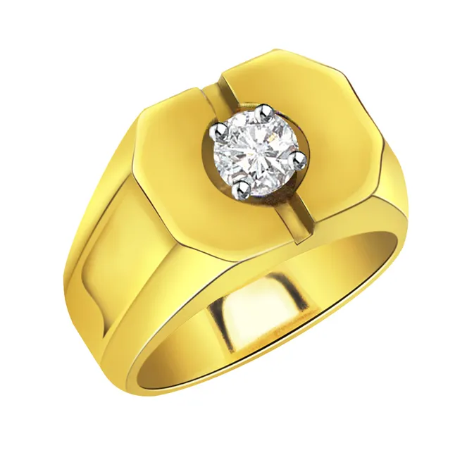 0.20 ct Diamond Men's Solitaire rings SDR356
