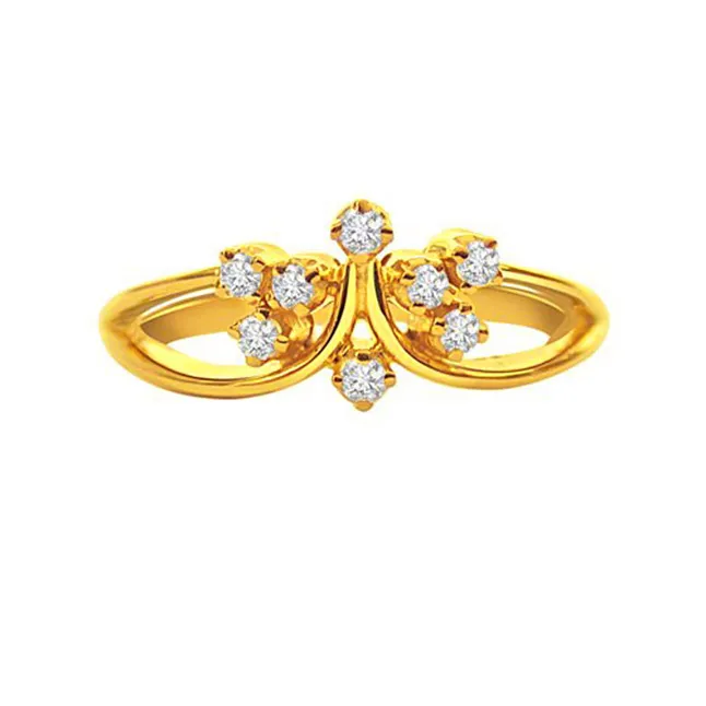 Crowning Glory - Real Diamond Ring (SDR36)