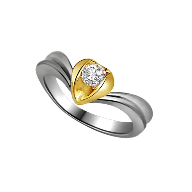 0.15cts Real Diamond Heart Shape Solitaire Ring (SDR375)