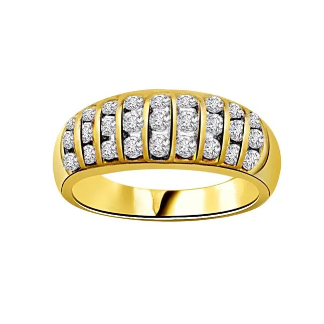 0.81cts Real Diamond 18kt Gold Ring (SDR421)