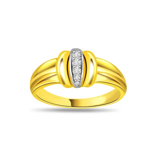 Designer Real Diamond Gold Ring (SDR458)