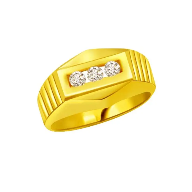 0.18 ct Diamond Men's rings