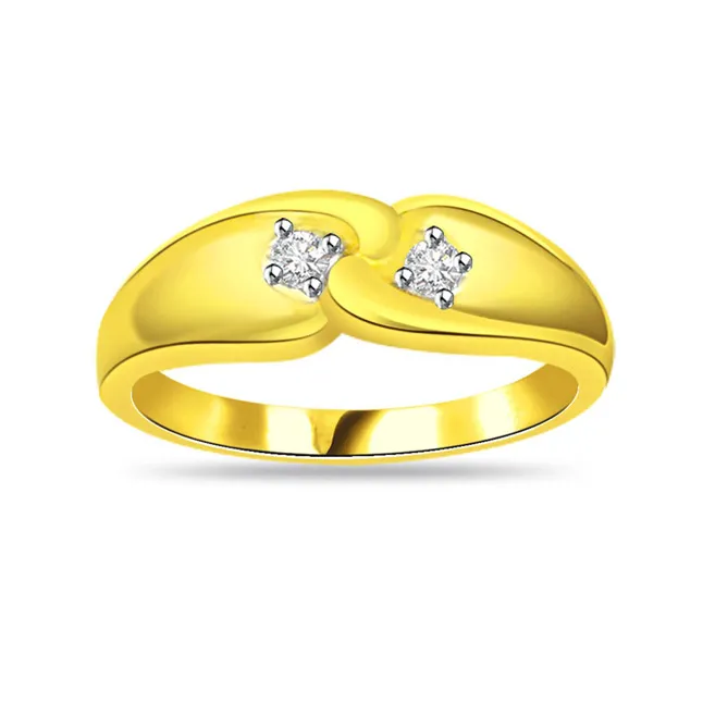 Designer Real Diamond Gold Ring (SDR552)