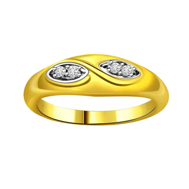 Designer Real Diamond Gold Ring (SDR570)