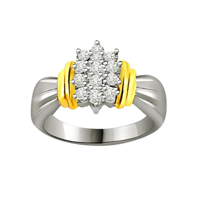 Classic Real Diamond Gold Ring (SDR571)